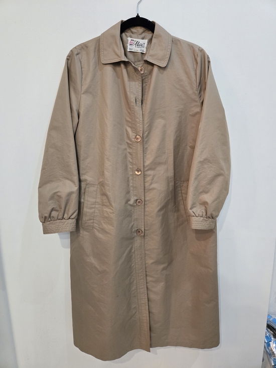 D'Allard's Jackets & Blazers - Vintage Women's Beige Longline Coat